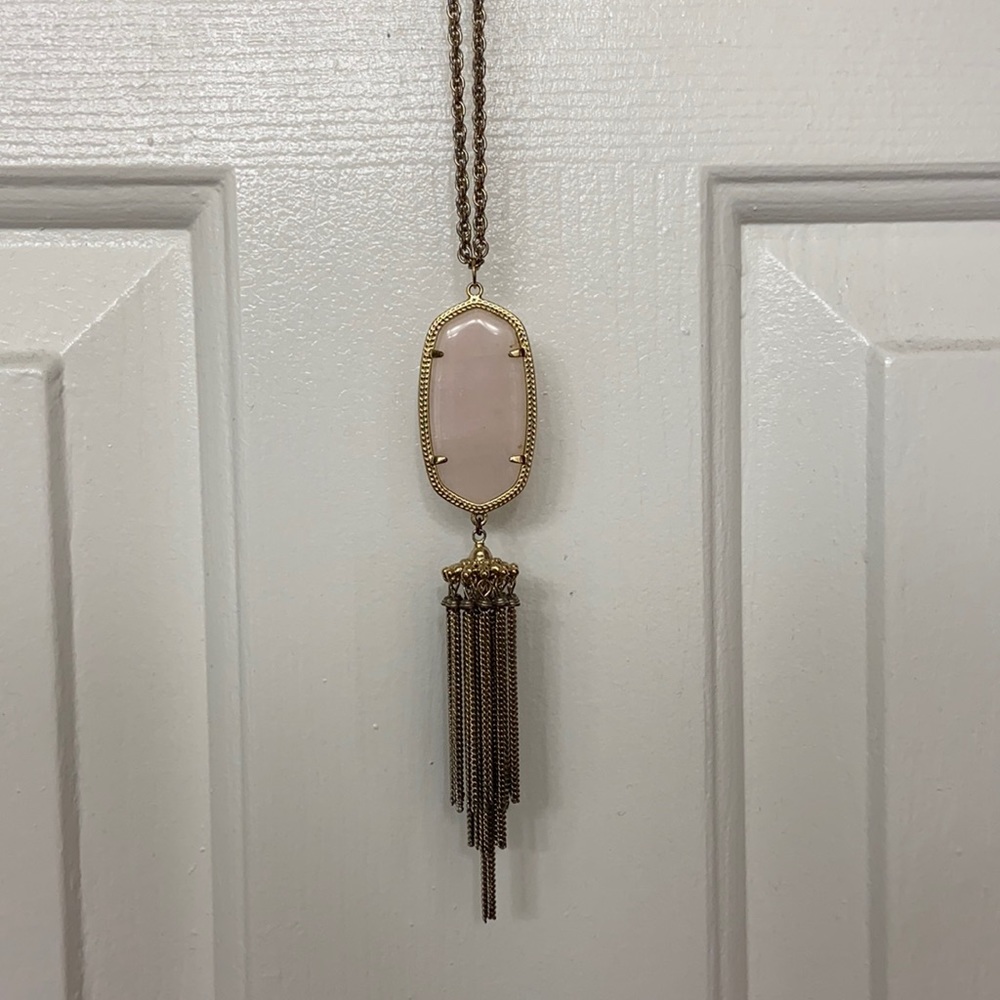 Kendra Scott Pedant Necklace - Rose Quartz